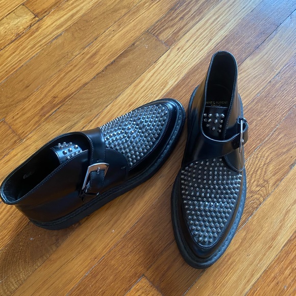 Saint Lauren platform ankle shoe - Picture 4 of 6